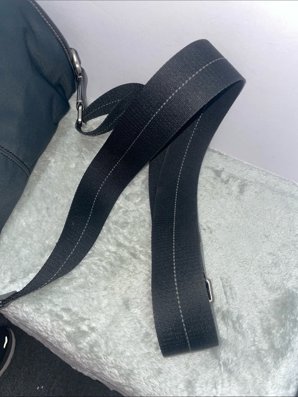Coach ‘Varick’ Nylon Map Bag - Picture 3 of 16